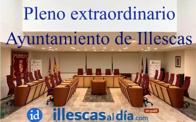 Pleno Extraordinario Ayto. de Illescas para el día 22 de Noviembre de 2024