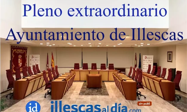 Pleno Extraordinario Ayto. de Illescas para el día 22 de Noviembre de 2024