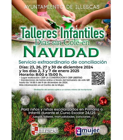 Talleres de Navidad en Illescas